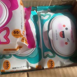 Sỉ combo 5 gói khăn ướt baby wipes 650g không mùi an toàn cho bé
