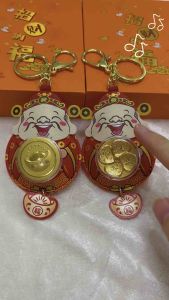 จีรูปเทพ พวงกุญแจรถยนต์ เจ้าสีทอง 2024 ห้อย 20 กระเป๋า สุขสันต์ให้อยู่กับห้อยโทรศัพท์