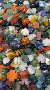 Mặt đá cỏ 4 lá đá thạch anh tóc đen thiên nhiên bao kiểm định đá quý toàn quốc Thuylamshop