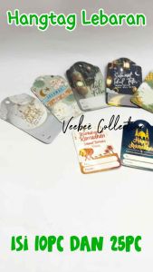 (10pc) Hang tag Lebaran Idul Fitri Ramadan Kareem /gantungan hampers parcel/ Hangtag