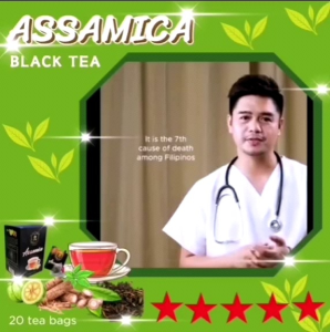Assamica Black Tea 20 Sachets Tea Bag - Natural Ingredient - FDA Approved