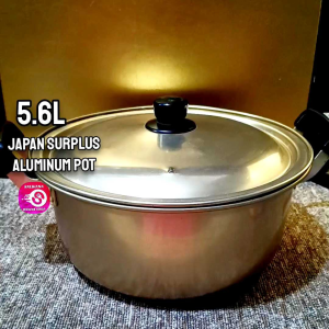 5.6L JAPAN SURPLUS ALUMINUM COOKING POT (USED)