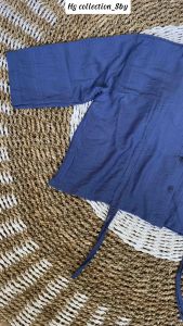 ATASAN KEMEJA POLO LINEN WANITA / BLOUSE POLO LINEN