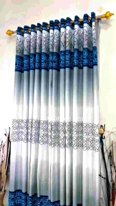 GORDEN SMOKRING MOTIF BLUE ORLANDO RING 12 L135 x T220 | HORDEN TIRAI GORDEN JENDELA DAN PINTU