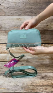 Pouch/Dompet/Tas selempang CHIBAO KANVAS 6Ruang (2Tali)