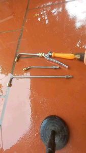 Bép xịt rửa điều hòa máy lạnh ( Tay bóp màu cam)