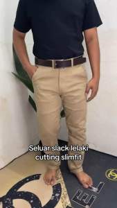 LELAKI SELUAR SLACK SLIM FIT KAIN Tabal STRECHABLE HIGH QUALITY SIZE 28 TO 40 READY STOCK