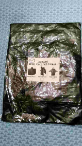 Ponco mika lengan jas hujan Ponco