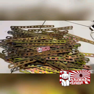 Breket Plat Nomor Bolong Serba Guna Bracket Multi Fungsi Motor Besi Plat Bolong Besi Sambungan Cover Knalpot Brecket Plat Bolong 30cm