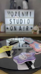 HR012 Jepit Rambut Sanrio Kuromi Melody Cinnamon Bentuk Bintang Anakanak Dewasa Aklirik