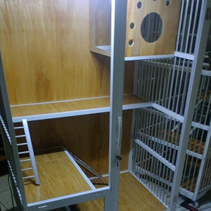 kandang kucing Almunium premium