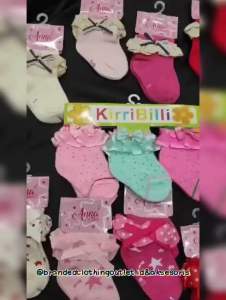 KAOS KAKI RENDA BAYI 0-6BLN / KAOS KAKI ANAK RENDA ELASTIS / KAOS KAKI ANAK BAHAN TEBAL / BABY GIRLS SOCKS / KRA591018