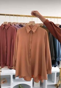 Kikan Blouse Flare / Daily Casual Blouse Polos Wanita Shakila LD 100 110 120 cm
