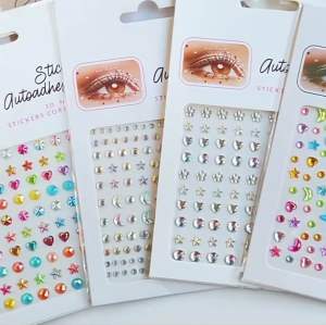 face sticker manik kristal wajah stiker wajah tato stiker