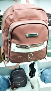 Tas ransel mini wanita tas gendong model bordir terbaru bahan nylon halus tebal waterproof Anti air Backpack Sekolah