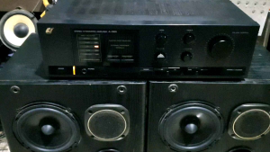 power amplifier vintage stereo intergrated made in japan sansui a1000 second bekas normal siap pakai