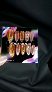 Teknik Penggunaan Press On Nails Cat Eye & Lem Toolkit C30