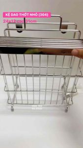 KỆ TREO DAO THỚT SIZE NHỎ INOX 304