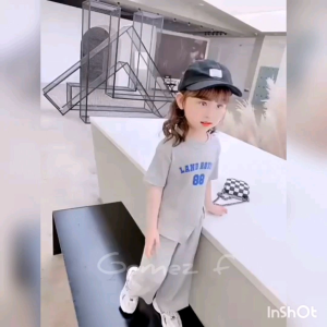 Js188 Setelan modern style anak perempuan one set