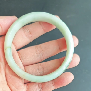 Type A Myanmar Jadeite Bangle 59x12.7x7.8mm C11 with Certificate | 天然A货翡翠玉镯