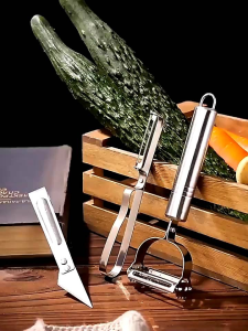 3in1 Alat Pengupas Buah Sayur/ 3Set Parutan Wortel Bawang Serbaguna