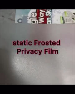 privacy static frosted film window bathroom office glass glass table 116cm x 50cm