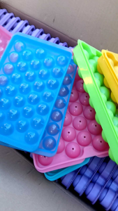 Promo Varian 3 Pcs Cetakan Jelly Ball Bulat 33 Lubang Cetakan Es Batu Multifungsi