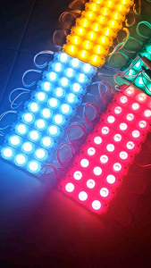 LAMPU LED MODUL 3MATA SMD DC 12VOLT DAN 24VOLT WATERPROOF 3 MATA 12V 24V 12 V VOLT VARIASI HARGA SATUAN PER 3MATA