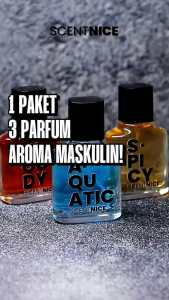PARFUM SCEN NICE SIGNATURE NEW FOR MEN DGN 3 AROMA MASKULIN