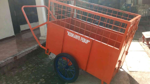 gerobak sampah gerobak besi tempat sampah