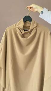 Jilbab Hijab Instan French Khimar Bahan Cerutty Babydoll Hanifah By Khadijah