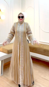 DRESS GAMIS OUTER MODE MARETINA TERBARU BY SHINBIE 100%ASLI REAL ADA MODE SOFIANA