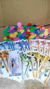 Education counting materials play money and plastic coins learning toys