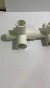 ท่อน้ำไทย PVC ข้อต่อ ห้าทางตั้งฉาก สีขาว อุปกรณ์ท่อร้อยสายไฟ ขนาด 1/2"(4 หุน) และ 3/4" (6 หุน)