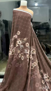 Kain ceruty motif moderen cyla dan motif pinggir | motif kembang | kain Ceruti motif | kain meteran untuk gamis