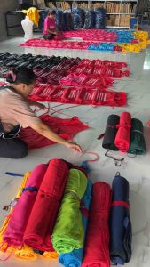 ผ้ากันเปื้อน ผ้าโซล่อน คละสี เซต 10 ผืน