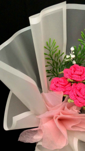 Buket Rajut Mawar Mini: Desain Tahan Lama & Dekorasi