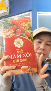 Trà Mâm xôi Gia Bảo (400g/80 túi lọc) giam đau bụng kinh