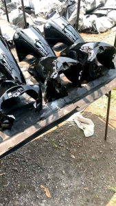 Spakbor Slebor Depan Honda Revo Fit Absolute Revo 110 Warna Hitam