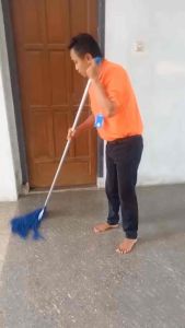 Pel Lantai Pel Jepit Cotton Mop Q2 816 Pembersih Lantai Gagang Pel Kain Pel Serat Mop
