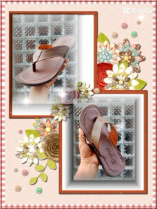 sandal pria full kulit model jepit