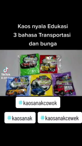 BAJU ANAK KAOS ANAK LAKI PEREMPUAN KAOS HARIAN ANAK