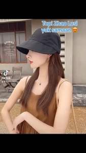 Walva T001 Topi Bucket Velcro Gaya Korea Untuk Wanita Topi Pantai Topi Outdoor