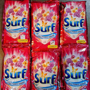 Surf Liquid Detergent Rose Fresh 64ml 6+1 Sachets