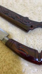 Pisau Dapur Ukir Macan Bintang: Desain Unik & Bahan Baja Berkualitas Tinggi