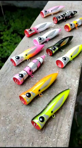 lure umpan casting mini popper hanmade 10gr kromoe lure