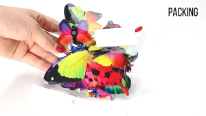 Isi 12 Pcs Sticker Dinding Kupu Kupu 3D Wall Sticker Butterfly Hiasan Dinding 3D