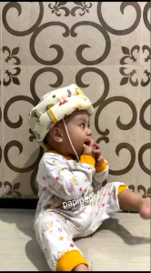 PELINDUNG KEPALA BAYI/BABY HEAD PROTECTOR/HELM PELINDUNG KEPADA BAYI/TOPI HELM PELINDUNG KEPALA BAYI