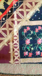 hijab segiempat/motif tapis lampung/hijab 2in1/hijab printing