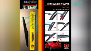 Ackermann Rear Window Wiper Silicone 后车窗雨刷-order before let us know your car model confirm wiper size.